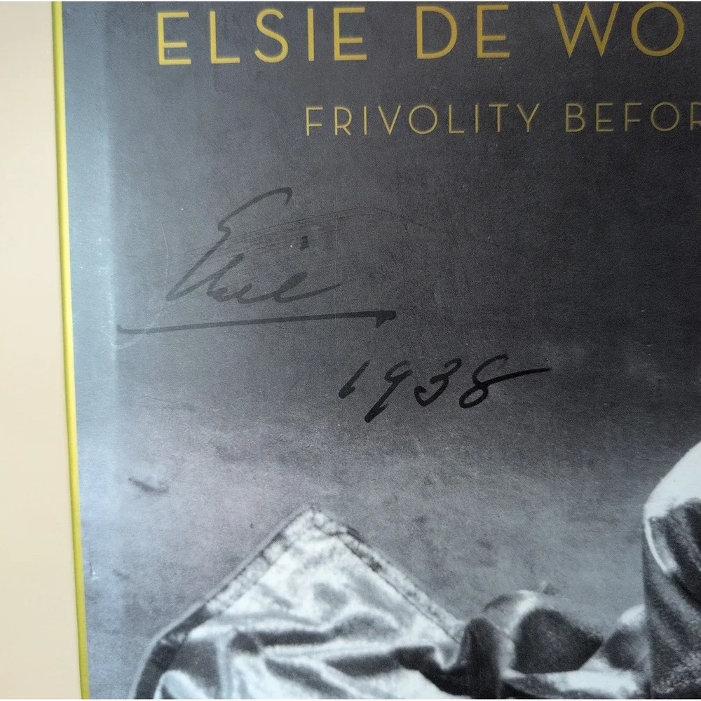 Elsie de Wolfe's Paris: Frivolity Before the Storm Charlie Scheips *Signed* HCDJ